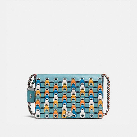 Dinky 24 in Coach Link Glovetanned Leather