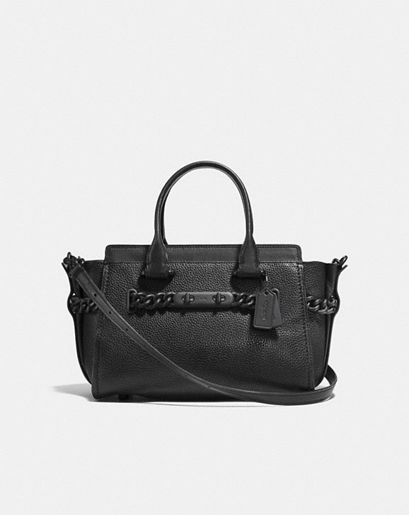 COACH SWAGGER 27 IN PEBBLE LEATHER
