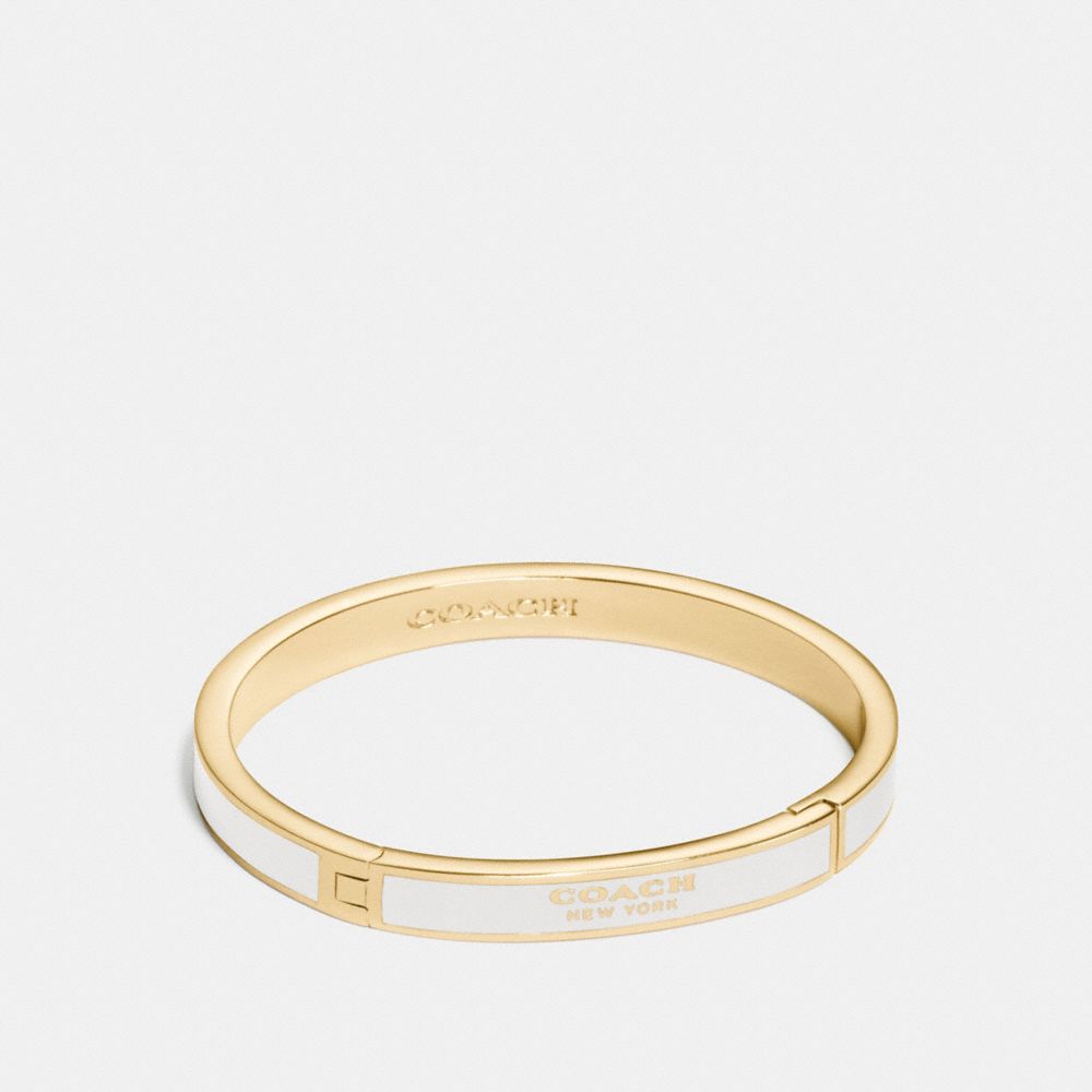 COACH Coach Enamel Hinged Bangle