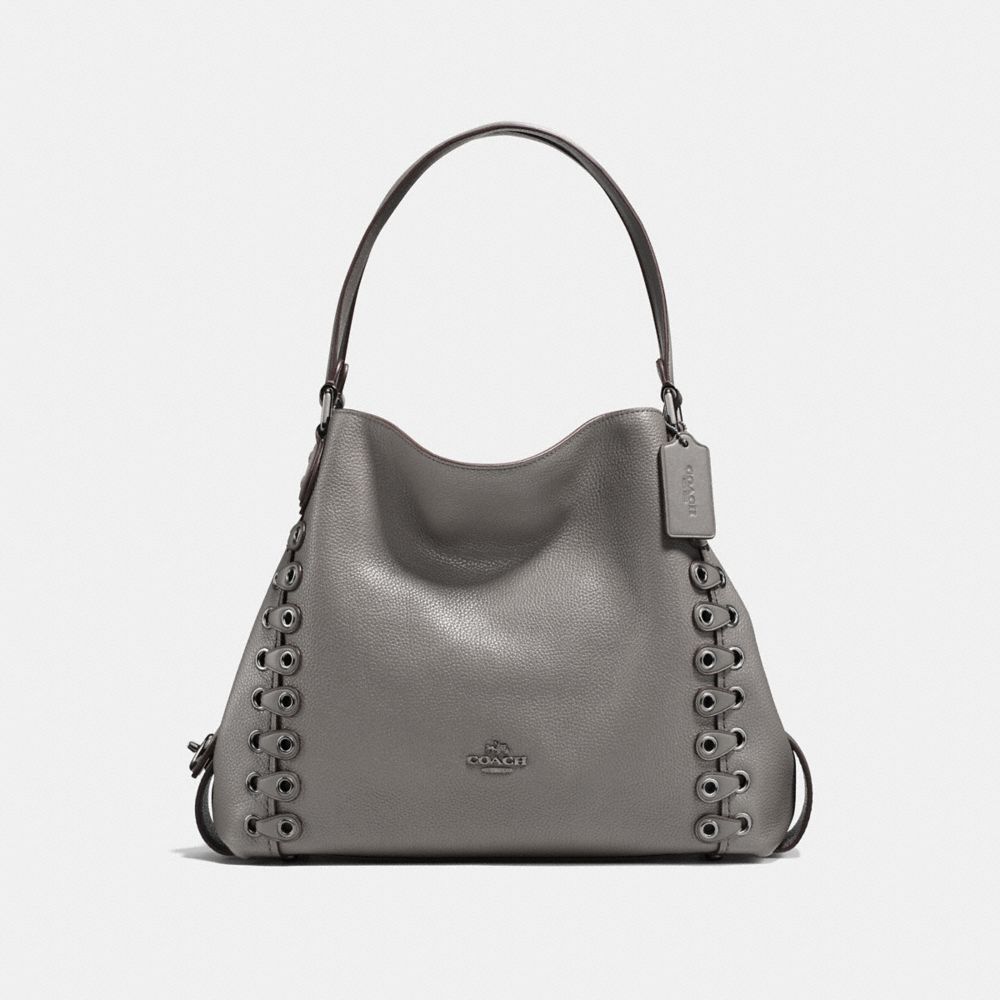 COACH Edie Shoulder Bag 31 With Coach Link Detail