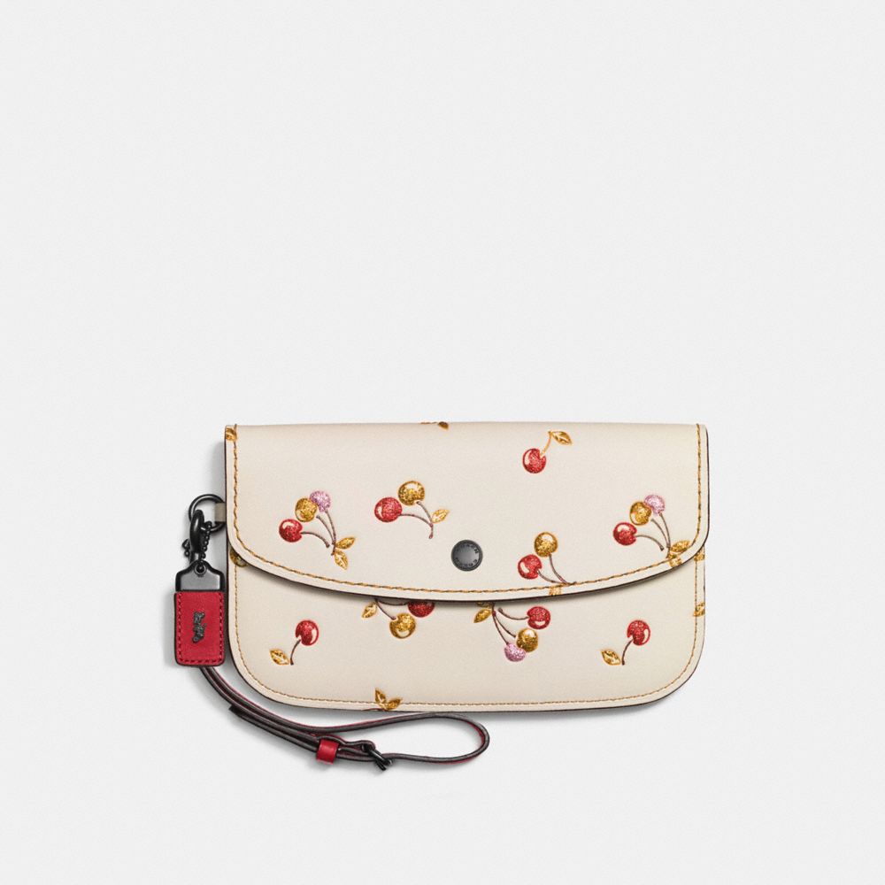 COACH Clutch With Cherry Print