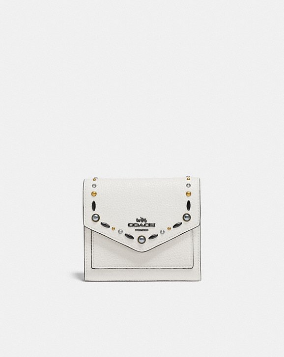 Coach Small Wallet With Prairie Rivets