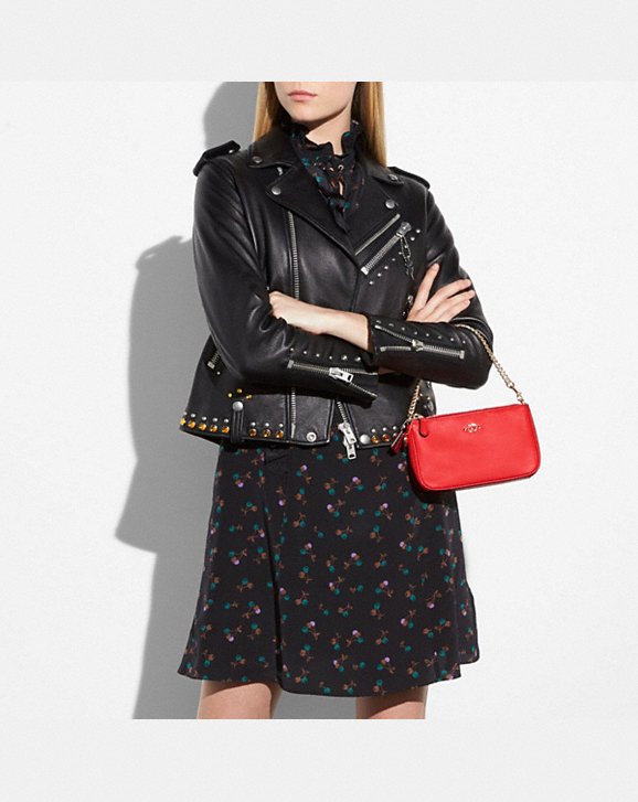 SELENA WRISTLET 19 IN MIXED LEATHERS