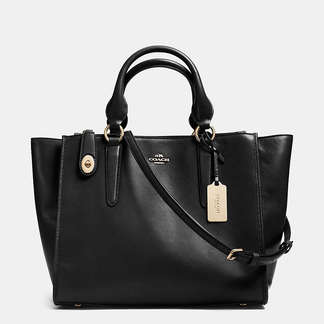 COACH Designer Handbags | Crosby Carryall In Leather