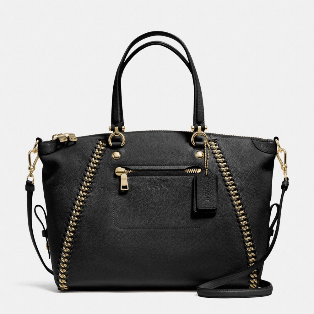 COACH Designer Handbags Prairie Satchel In Whiplash Leather