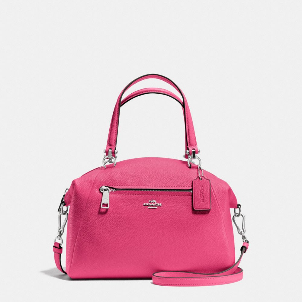 COACH: Prairie Satchel In Polished Pebble Leather