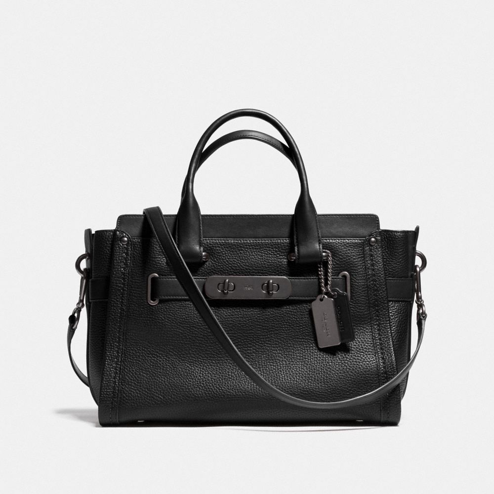 COACH: Swagger Carryall In Pebble Leather