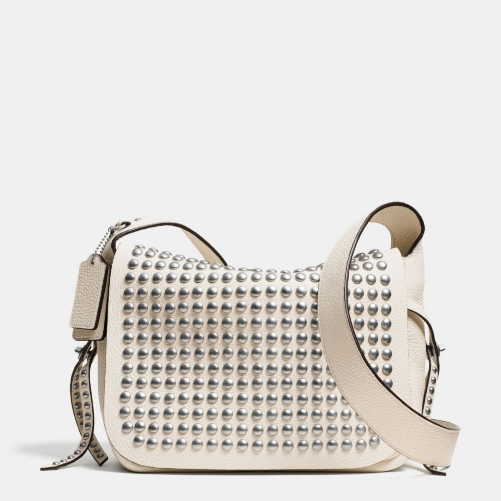 RIVETS FLAP DAKOTAH CROSSBODY IN LEATHER