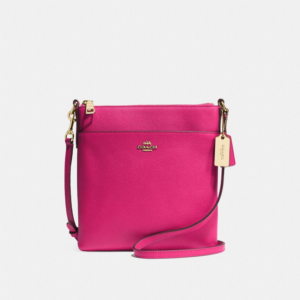 COACH North/south Swingpack In Embossed Textured Leather