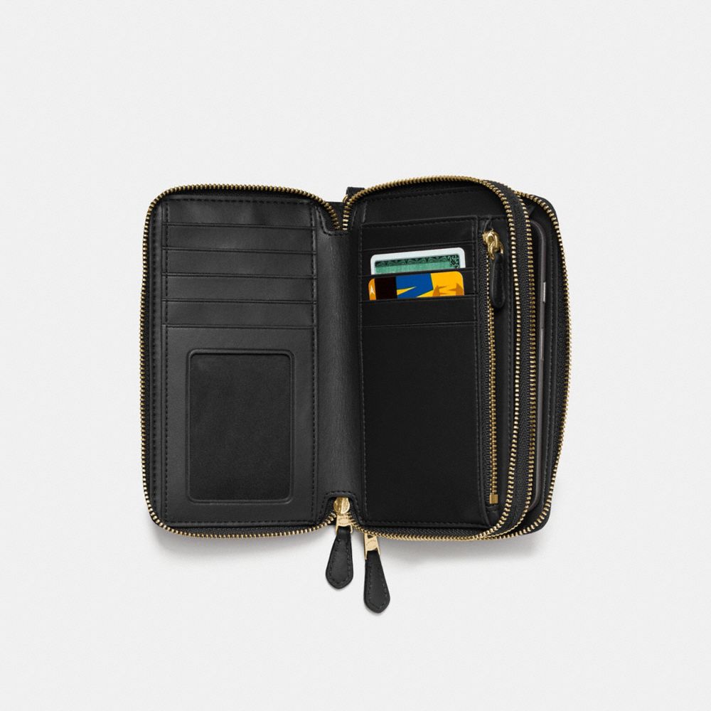 Coach Double Zipper Wallets For Women