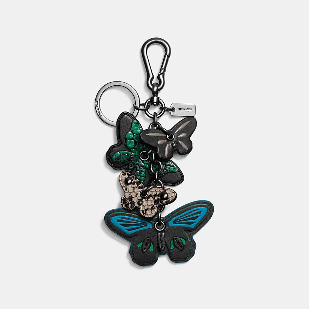 COACH: Clustered Butterfly Bag Charm