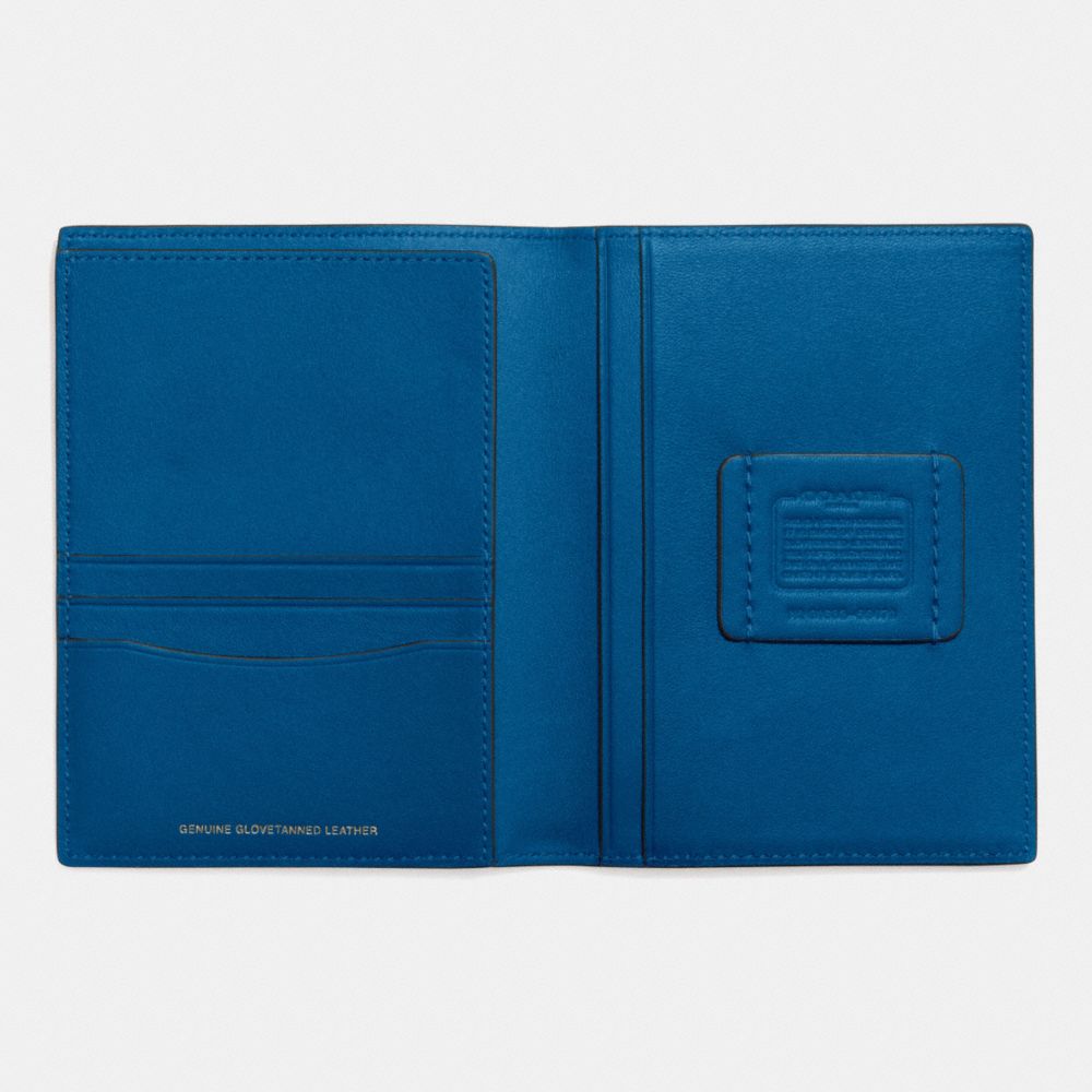 COACH Beast Passport Case In Glovetanned Leather