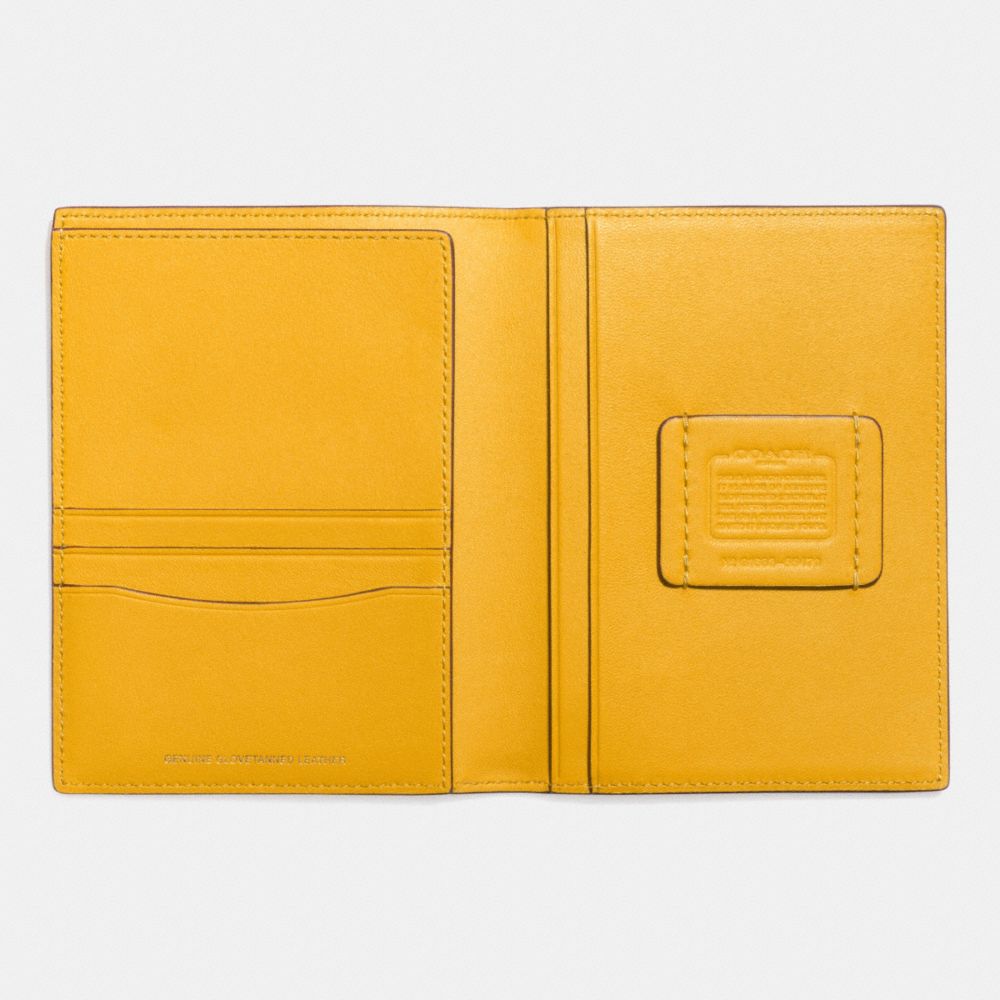 COACH Beast Passport Case In Glovetanned Leather