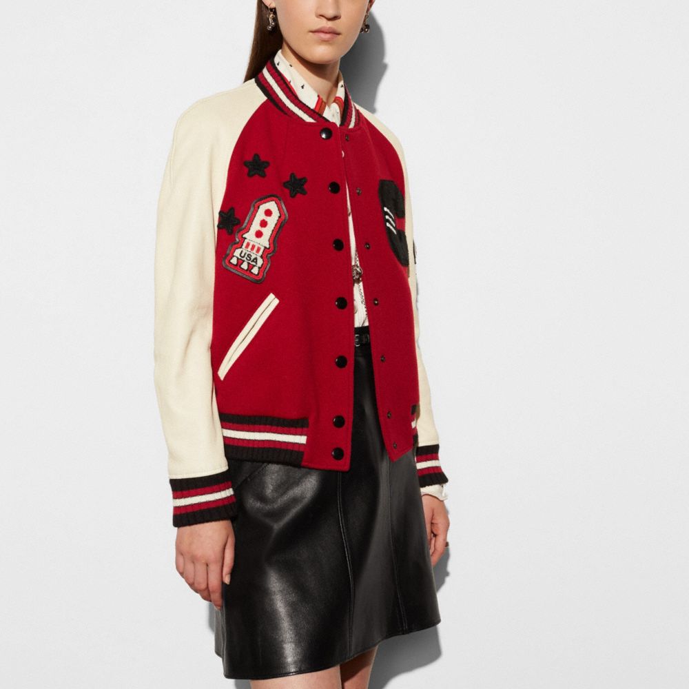 COACH Designer Coats Classic Varsity Jacket