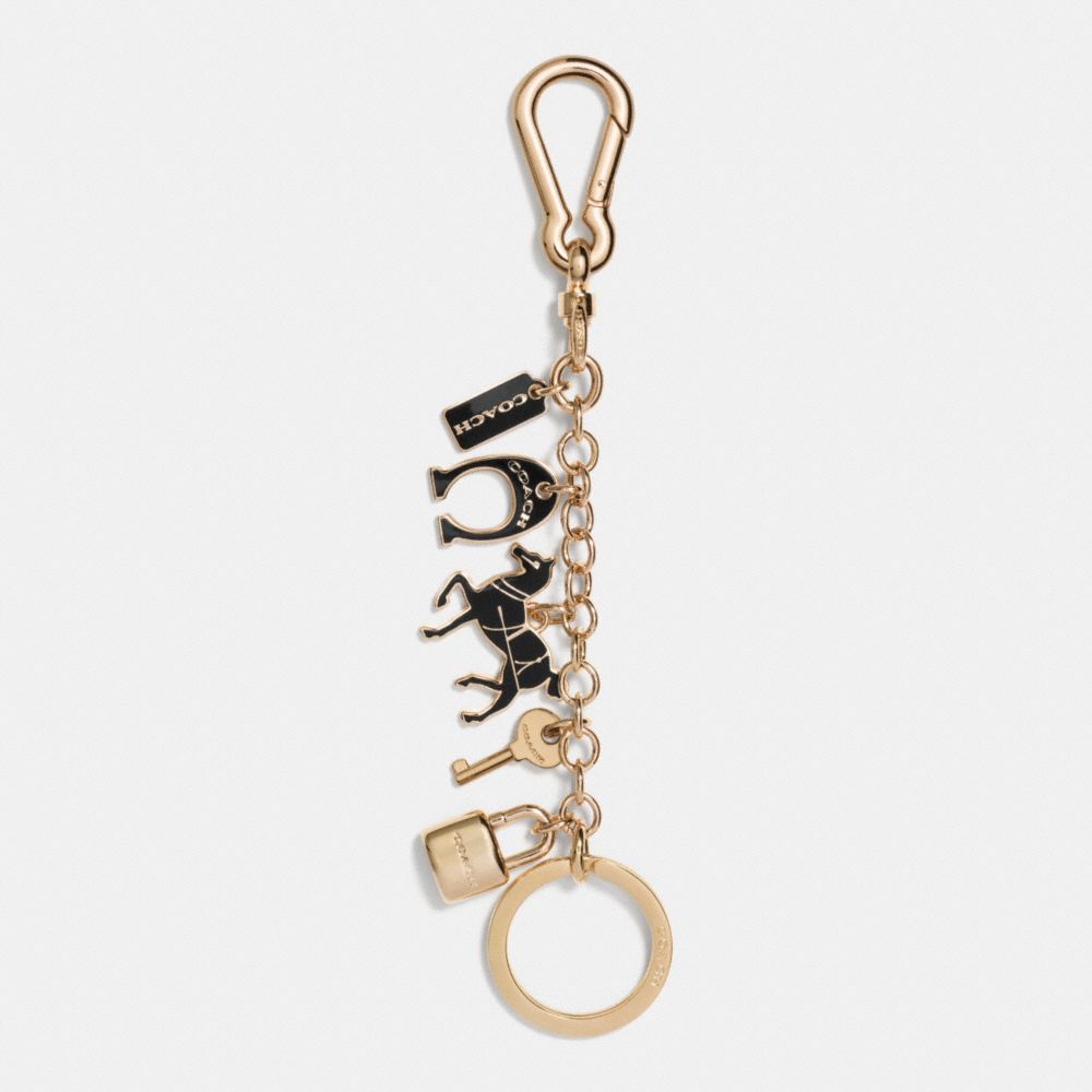 COACH Designer KeychainsICON CHARMS LOOP KEY RING