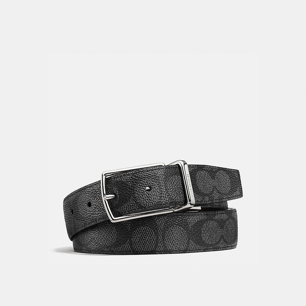 COACH Mens Belts | Modern Harness Cut-To-Size Reversible Signature Belt