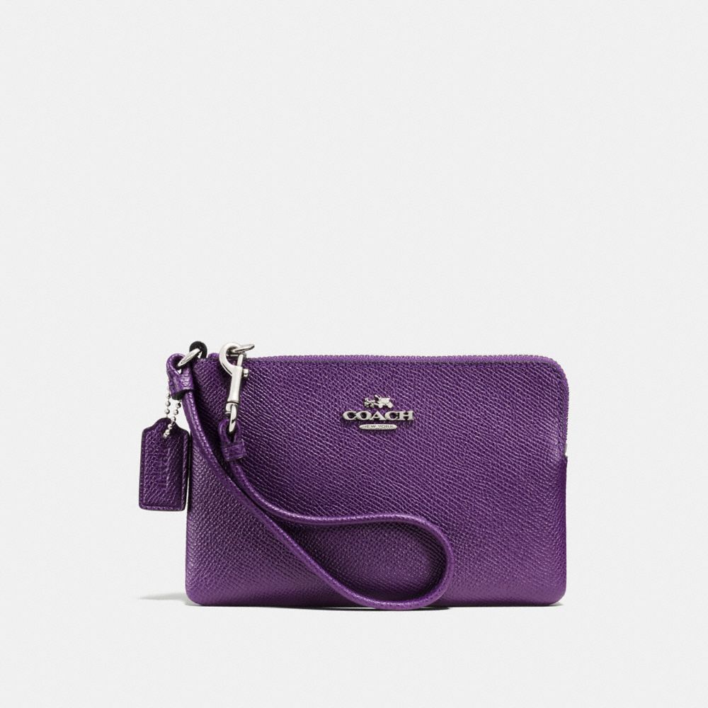 COACH Corner Zip Wristlet