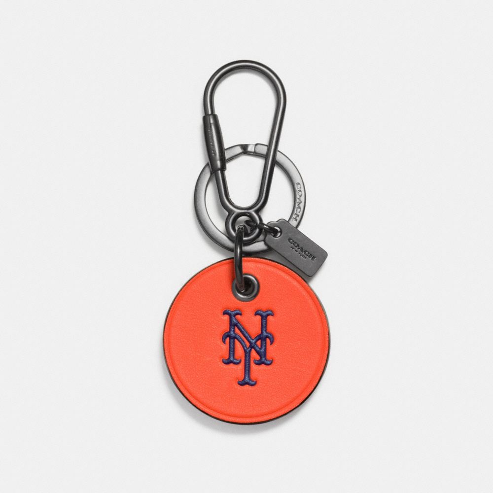COACH Mens Keychains Mlb Round Logo Key Ring