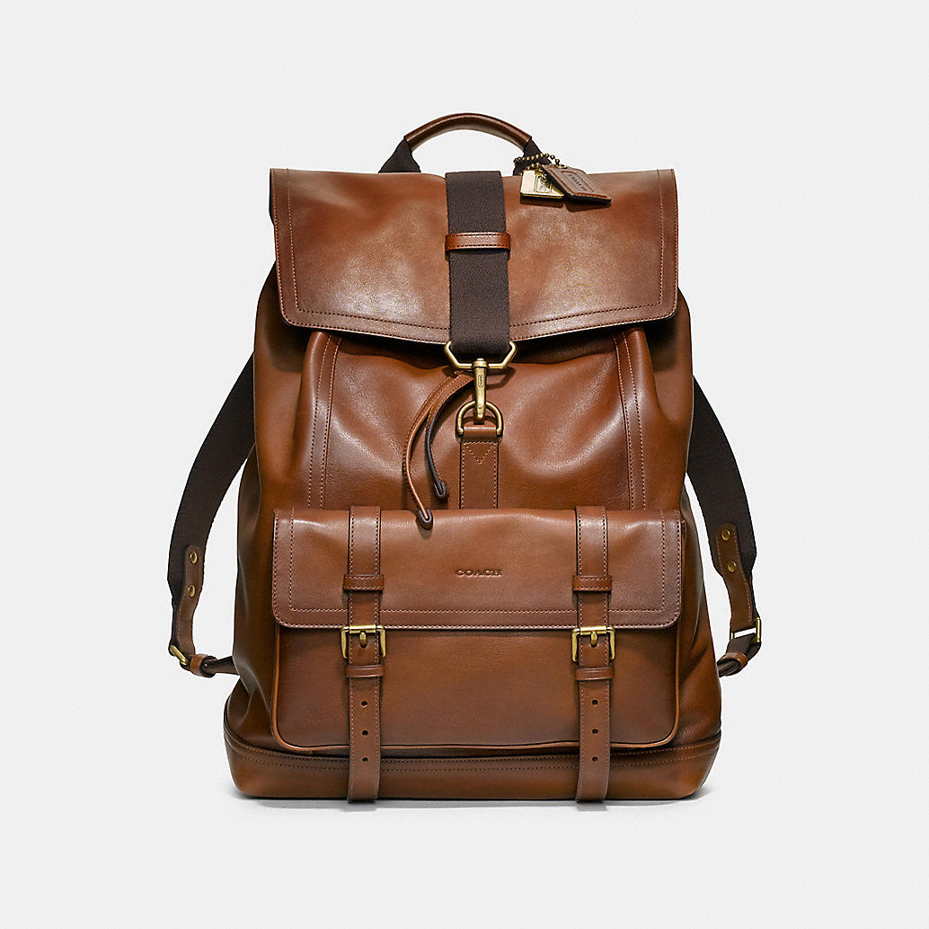 COACH Mens Leather Backpacks | Bleecker Backpack In Leather