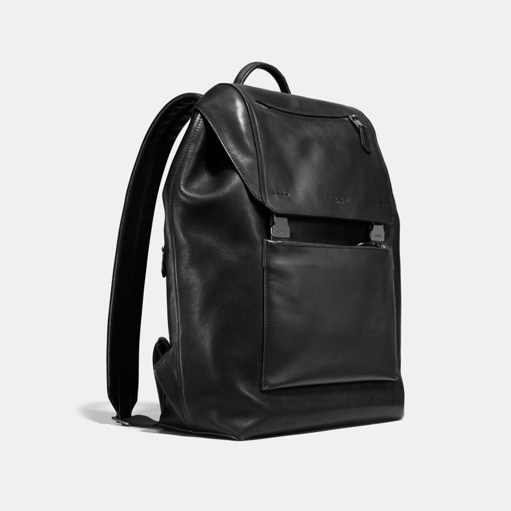 COACH Mens Leather Backpacks Manhattan Backpack In Leather