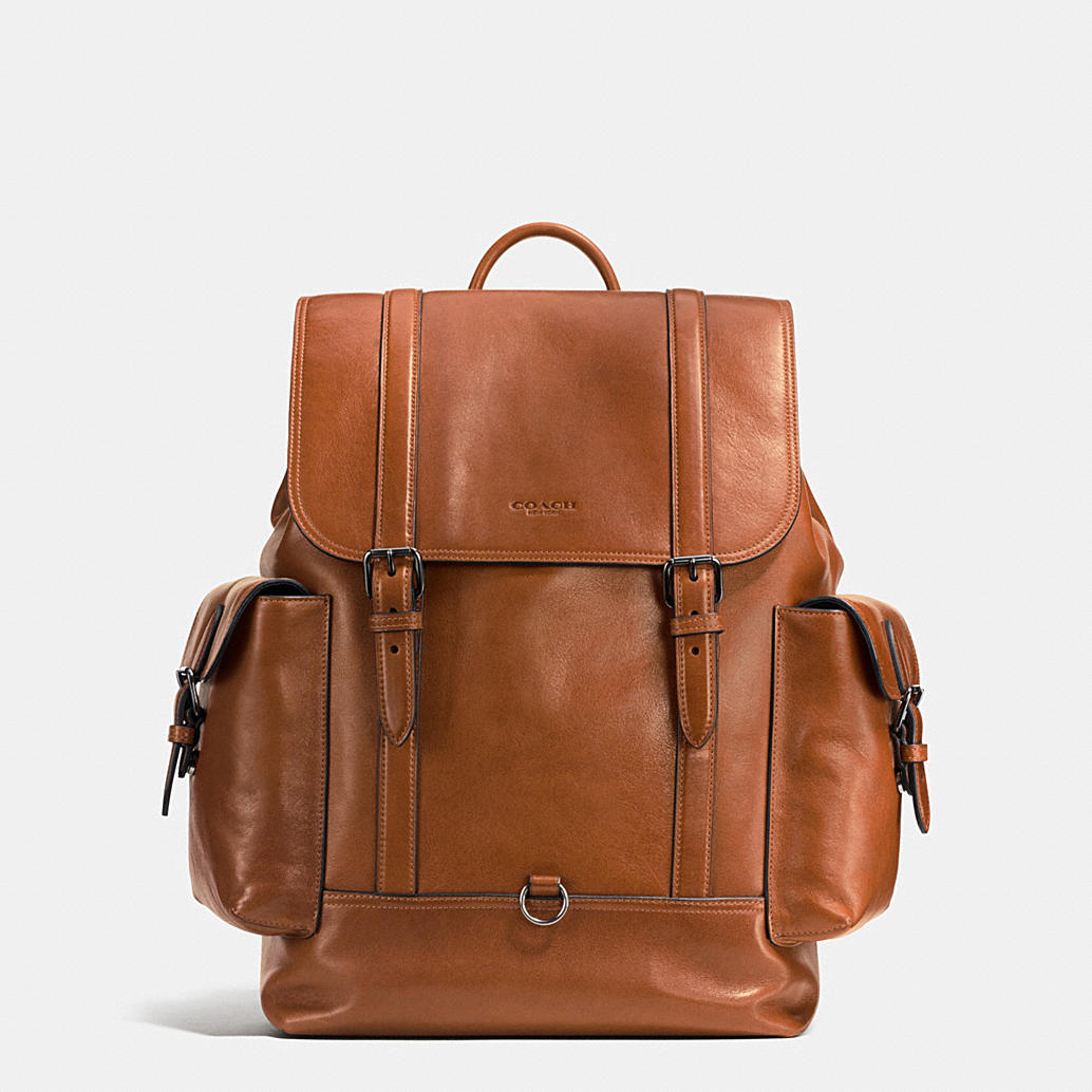 COACH Mens Leather Backpacks | Metropolitan Rucksack In Sport Calf Leather