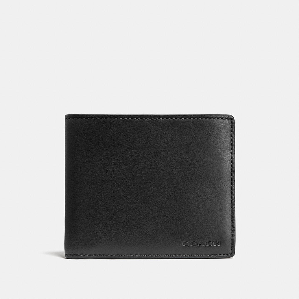 COACH Mens Wallets | Compact Id Wallet In Leather
