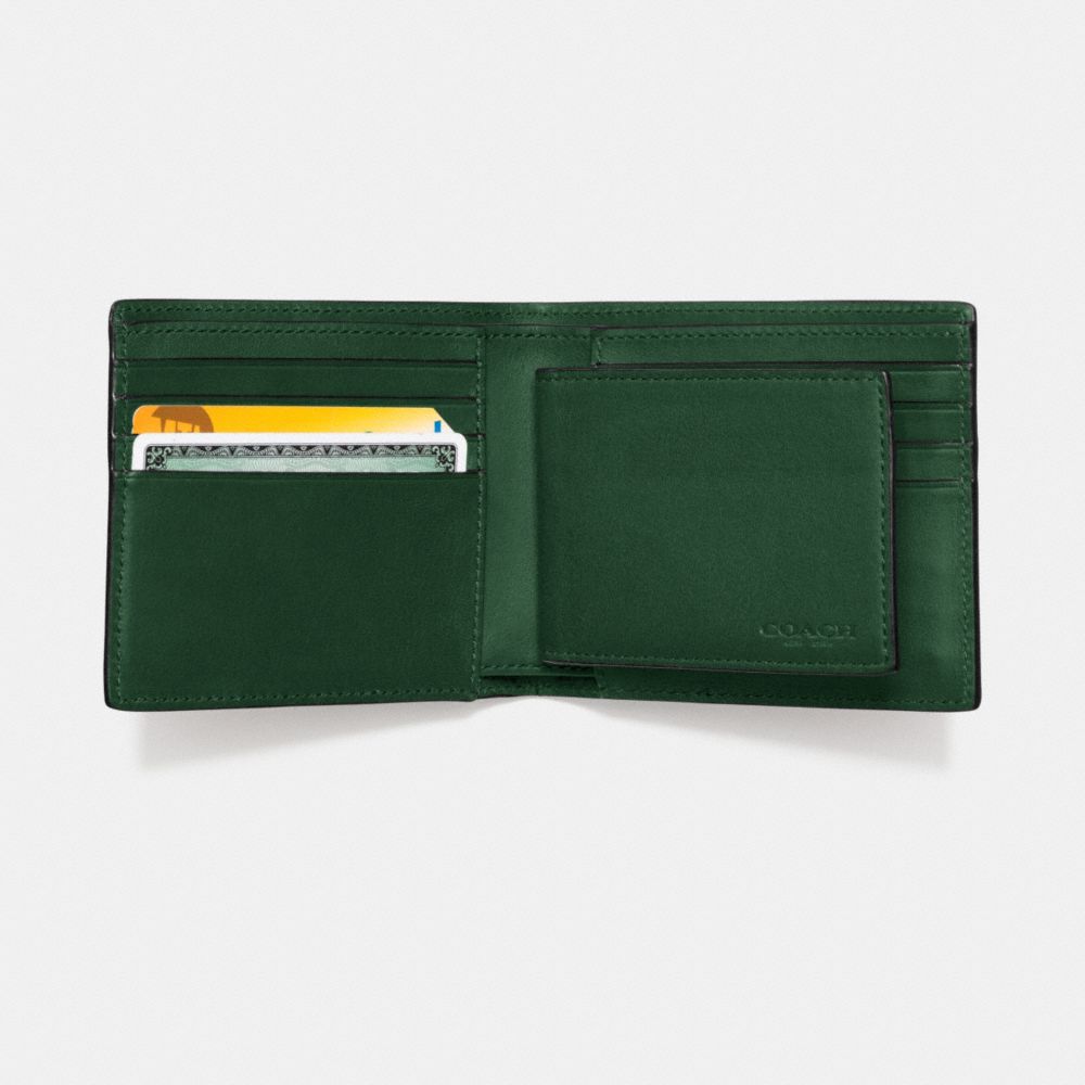 COACH Mens Wallets Compact Id Wallet In Leather