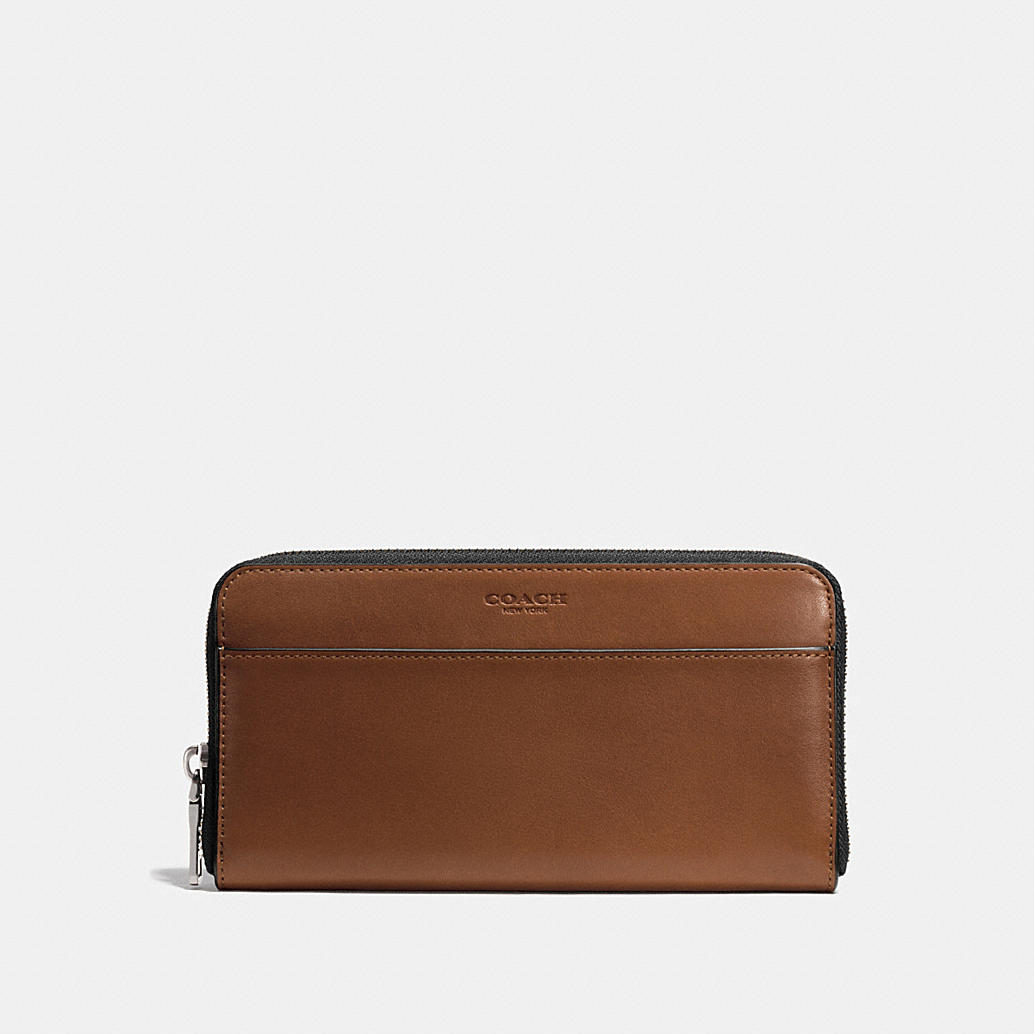 COACH: Accordion Wallet in Sport Calf Leather