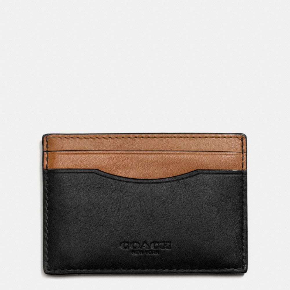 COACH Card Case In Sport Calf Leather