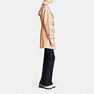 COACH Designer Leather Jackets | Mid-Length Trench