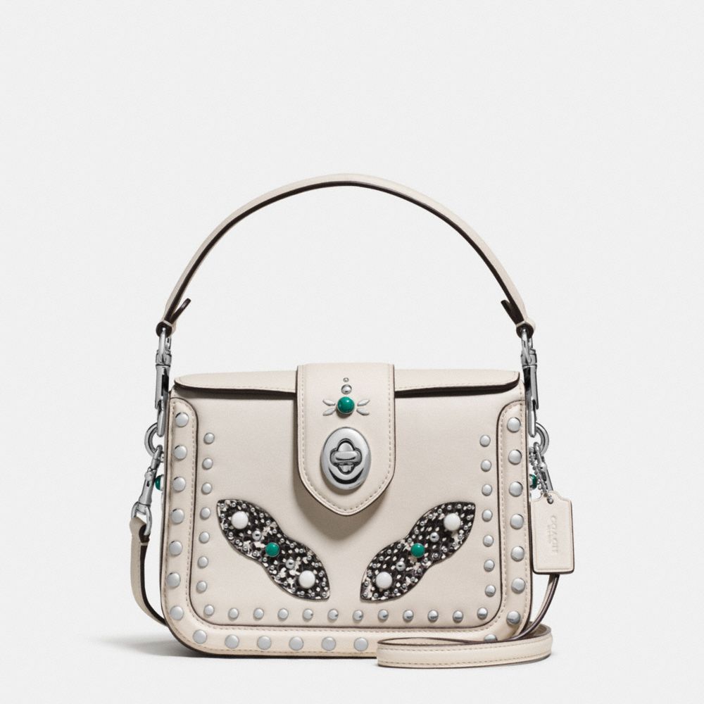 COACH Page Crossbody in Glovetanned Leather With Western Rivets and