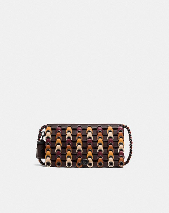 DINKY IN COACH LINK GLOVETANNED LEATHER