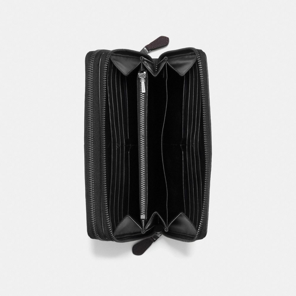 COACH Mens Travel Kits Double Zip Travel Organizer In Signature