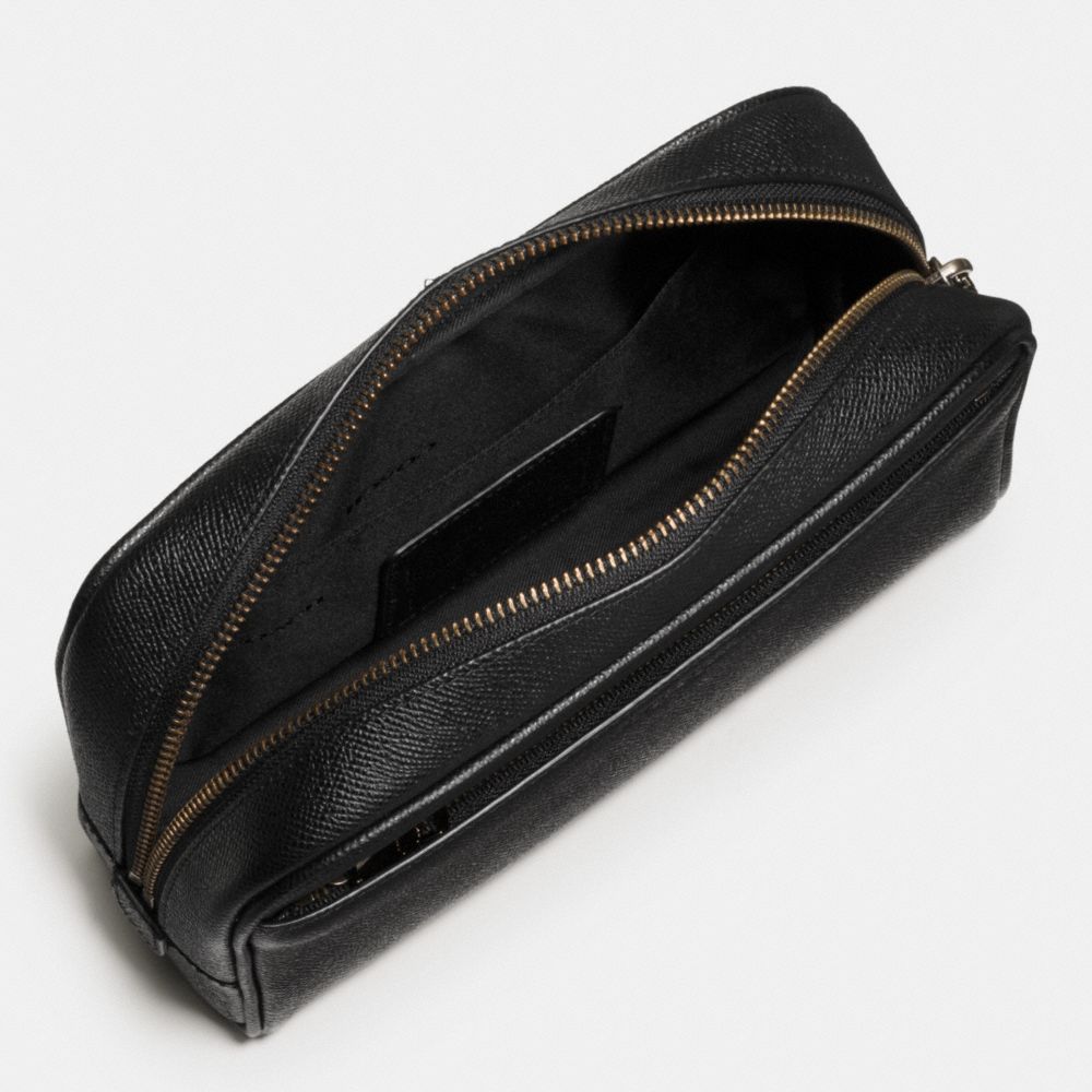 COACH Mens Travel Kits CarryOn Dopp Kit In Crossgrain Leather