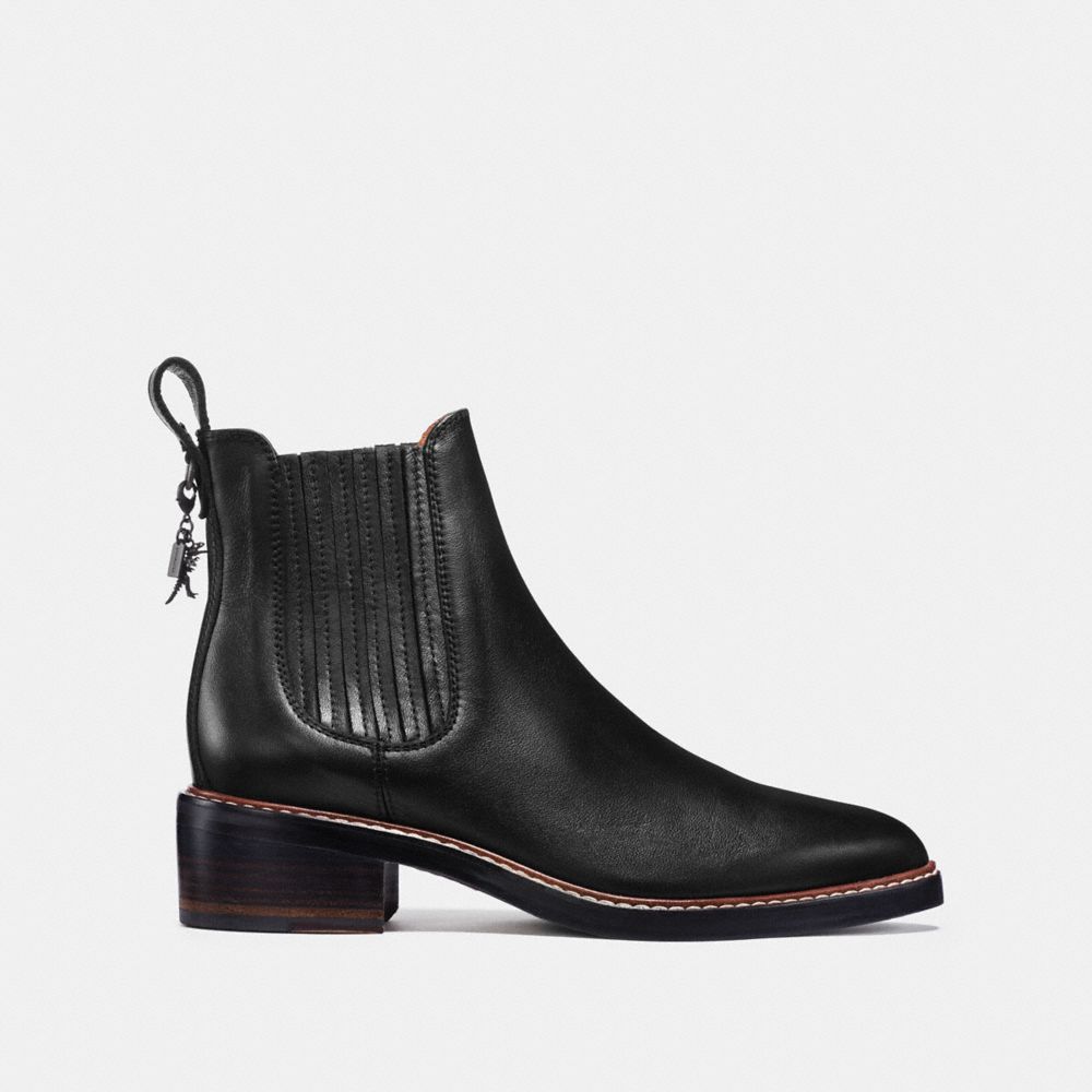 coach bowery beadchain chelsea booties