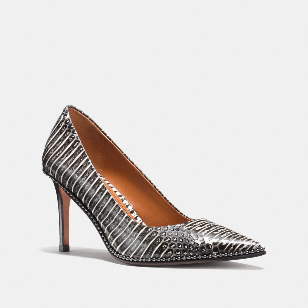 COACH Beadchain Pump in Snakeskin
