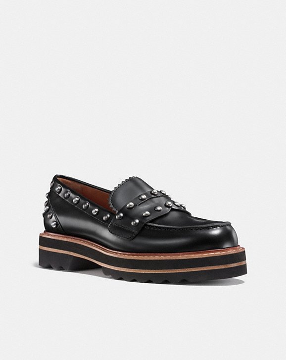 LENOX LOAFER WITH RIVETS
