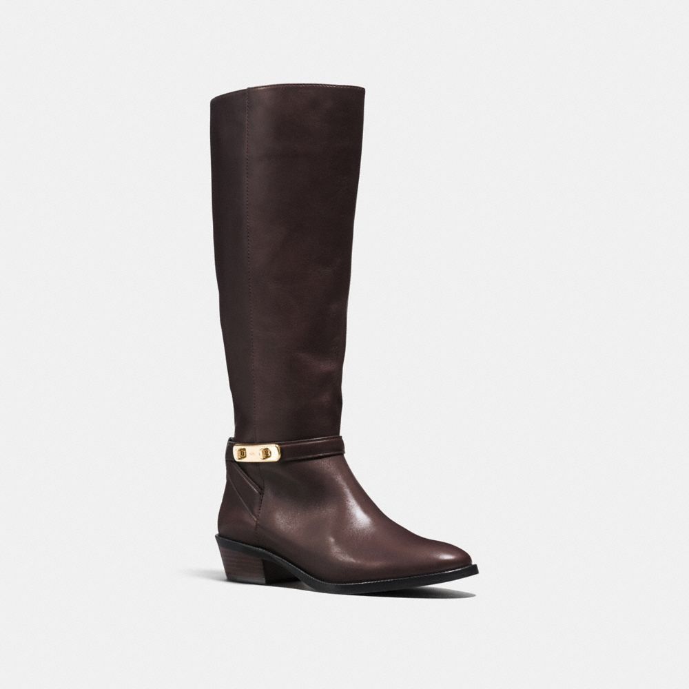 coach military boots