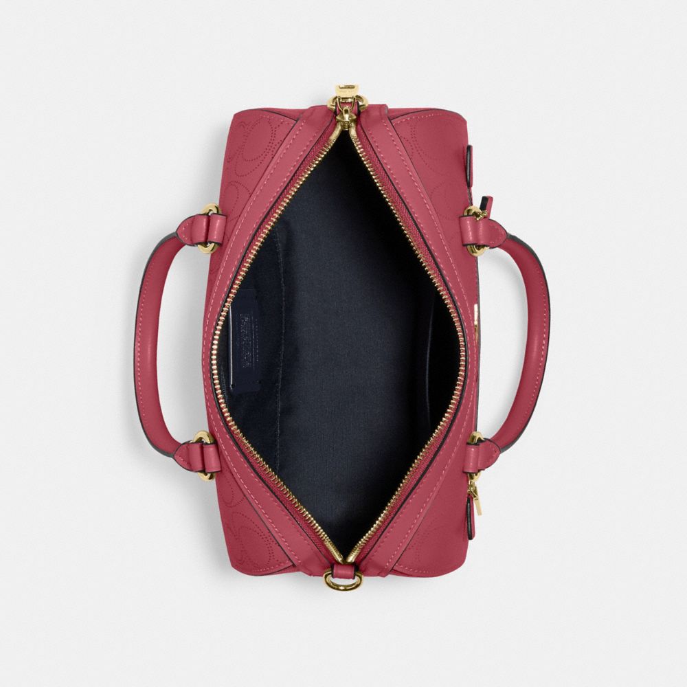 Rowan Satchel Bag In Signature Leather, , Product