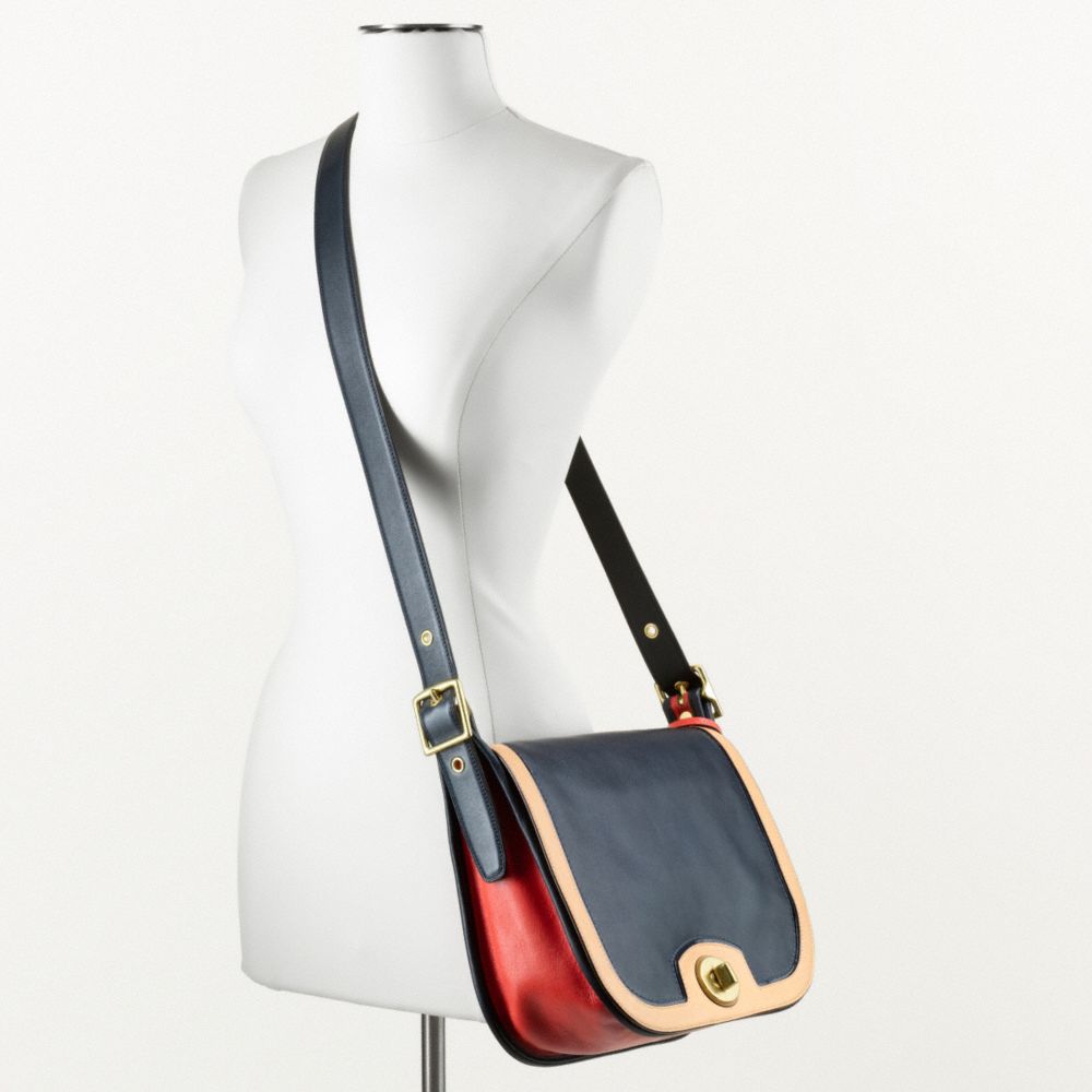 COACH®,Legacy Colorblock Leather Patricia,,Angle View
