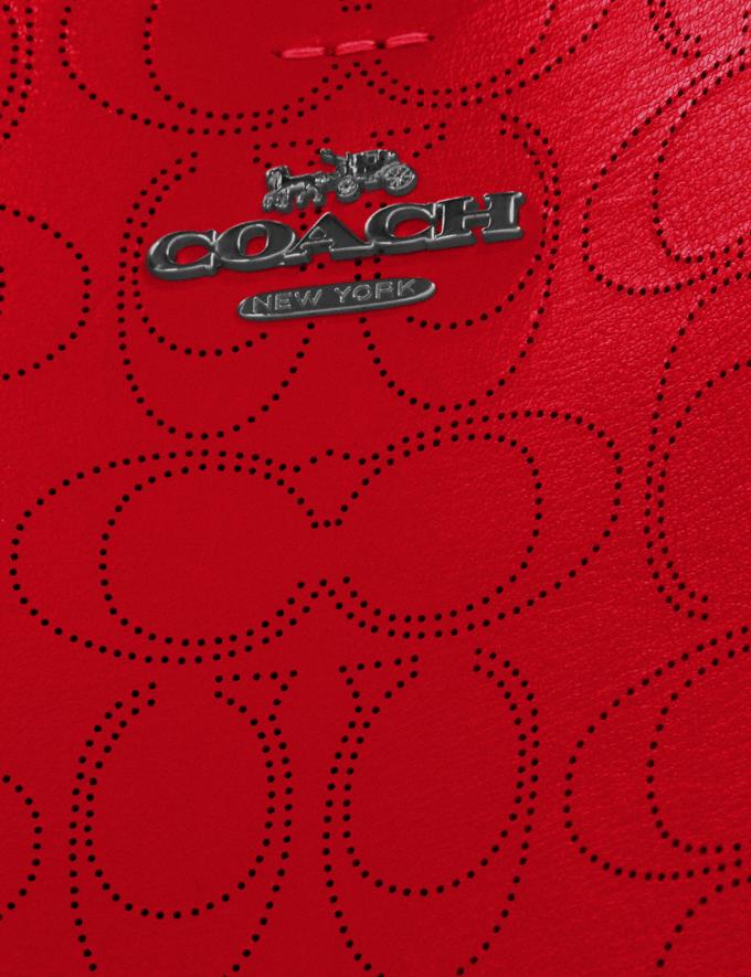 coach town bucket bag in signature leather COACH: Town Bucket Bag In Signature Leather