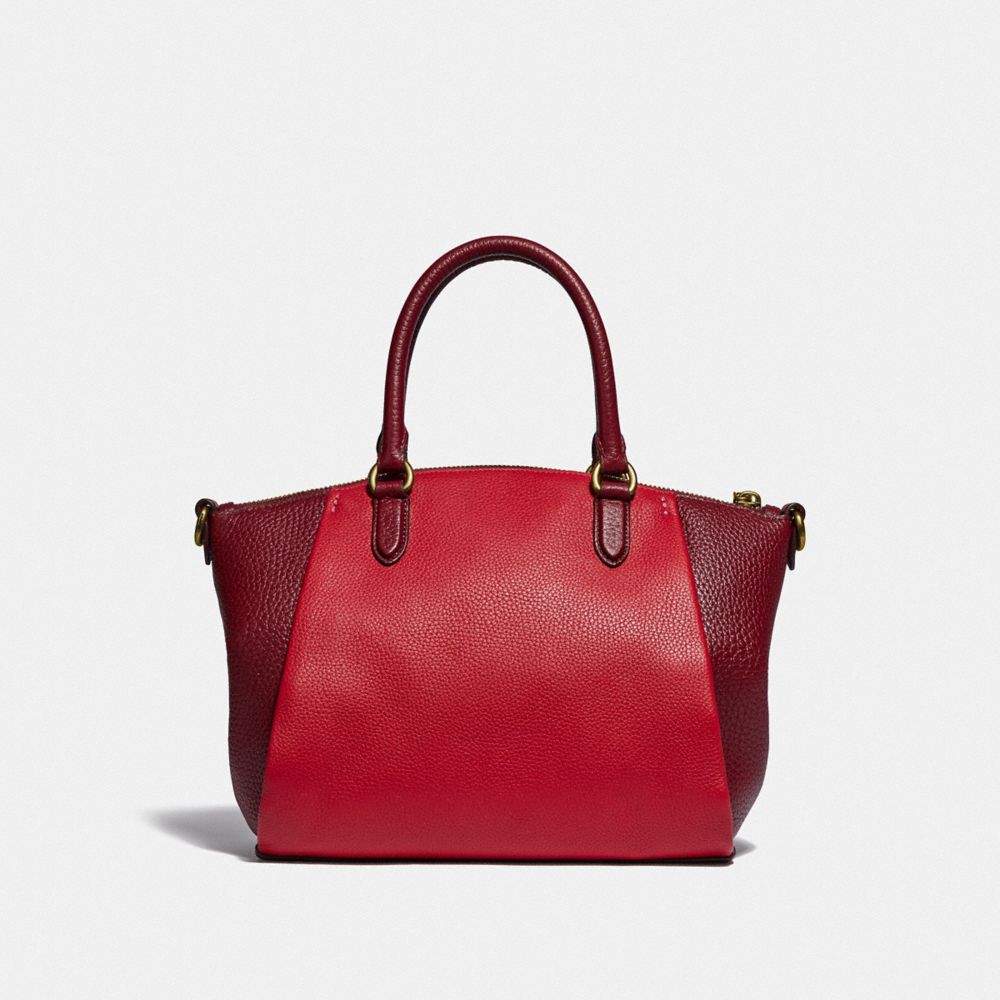COACH®,Elise Satchel In Colorblock,,Back View
