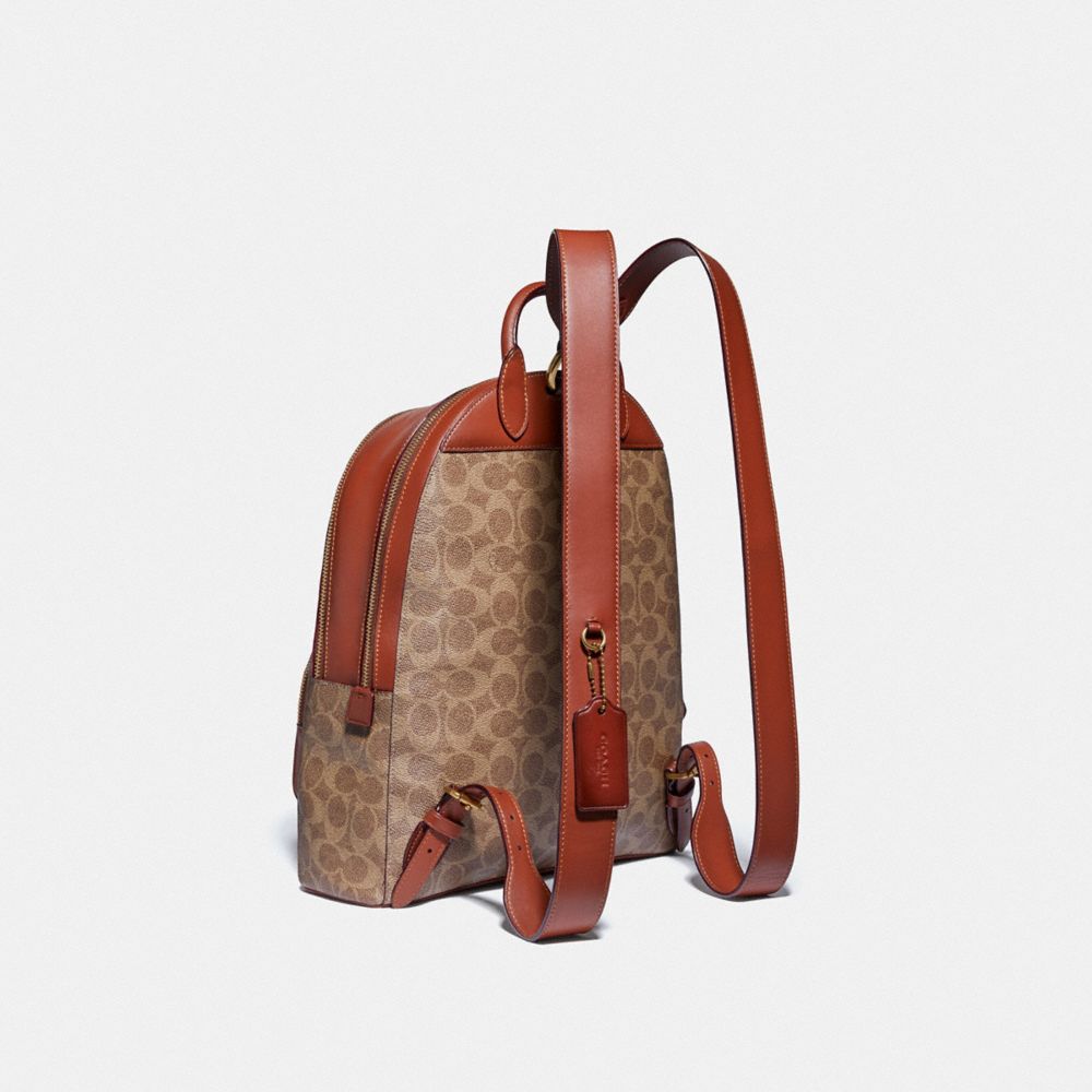 CARRIE BACKPACK IN SIGNATURE CANVAS - Autres affichages 1