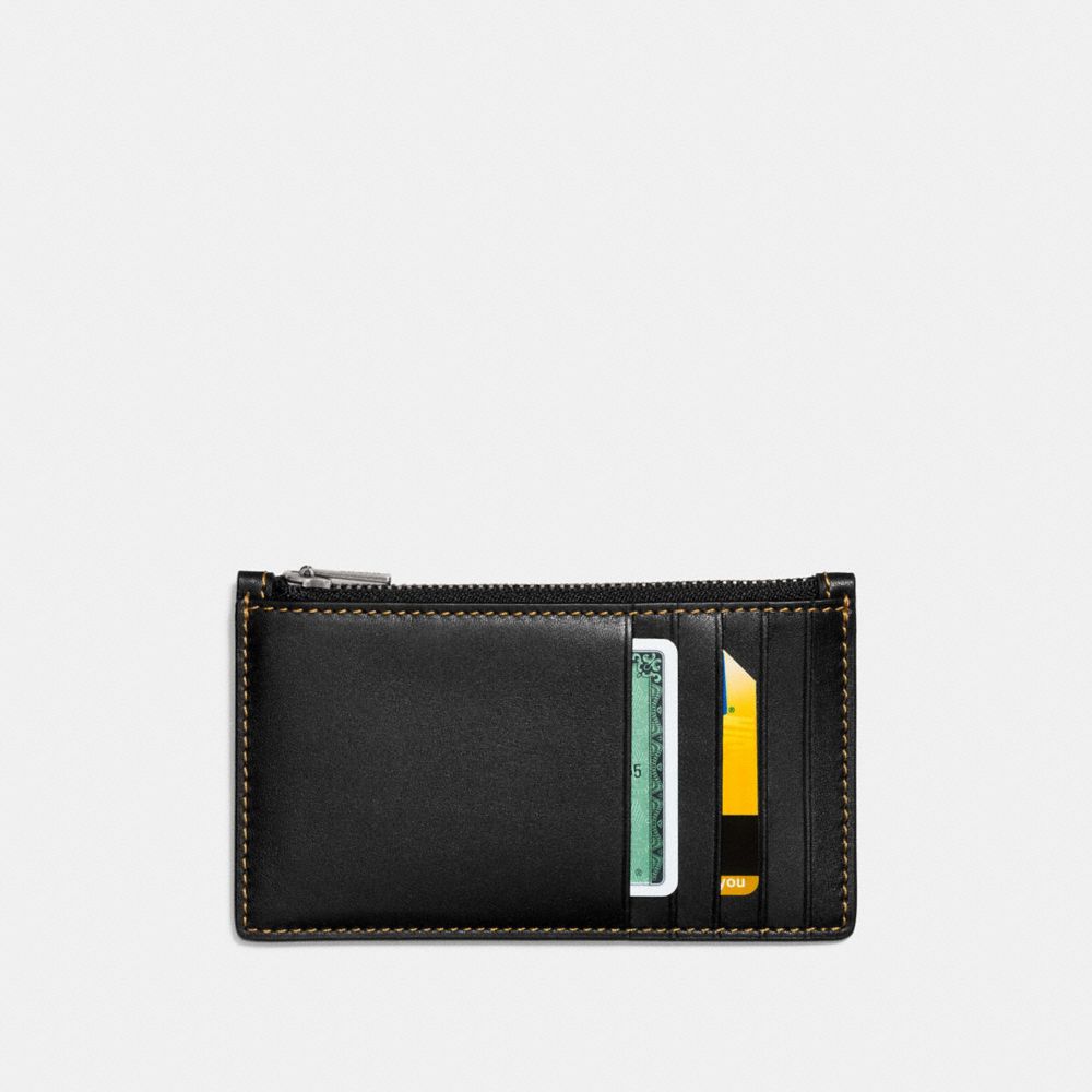 Zip Card Case With Embossed Space, , Product