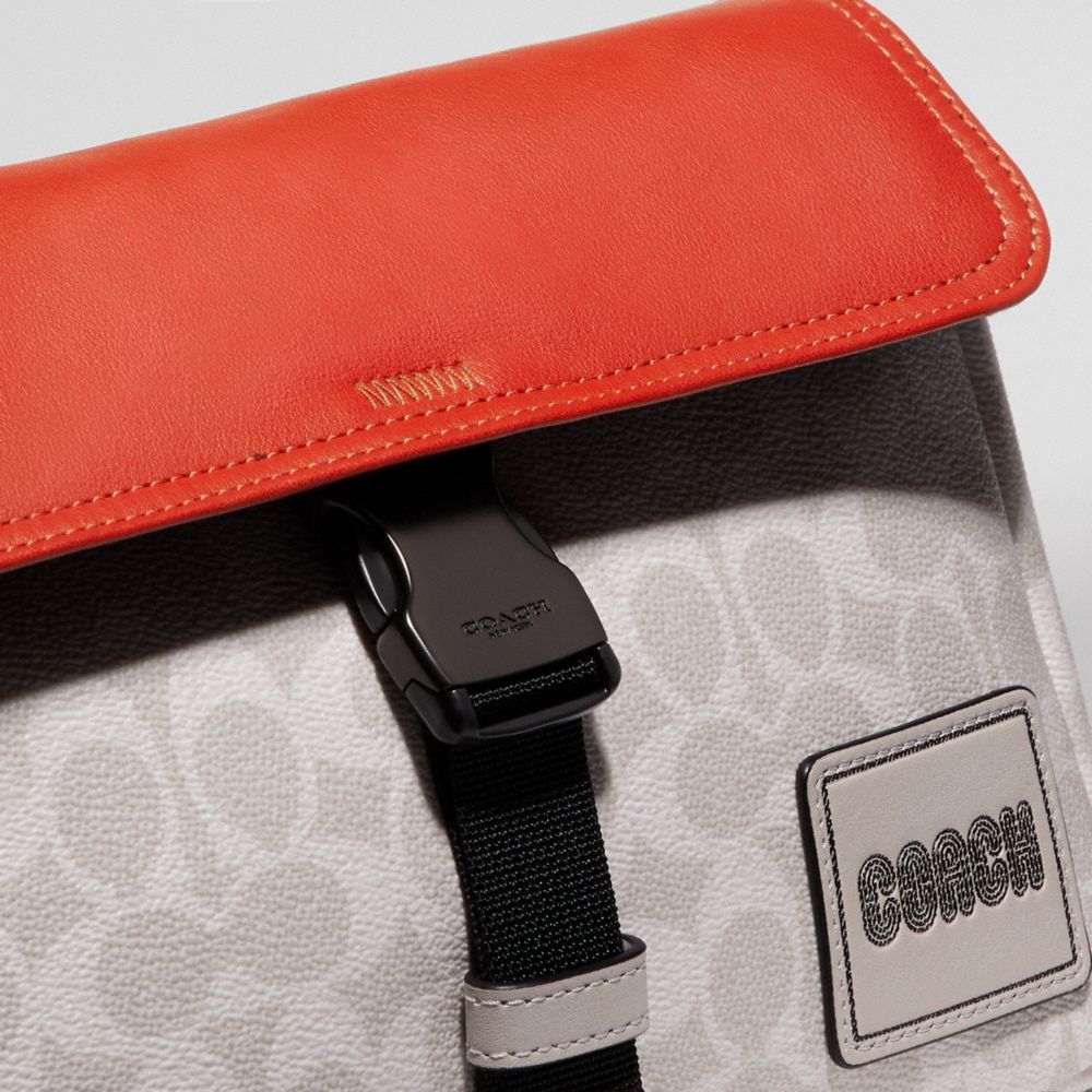 COACH Pacer Belt Bag In Signature Canvas With Patch