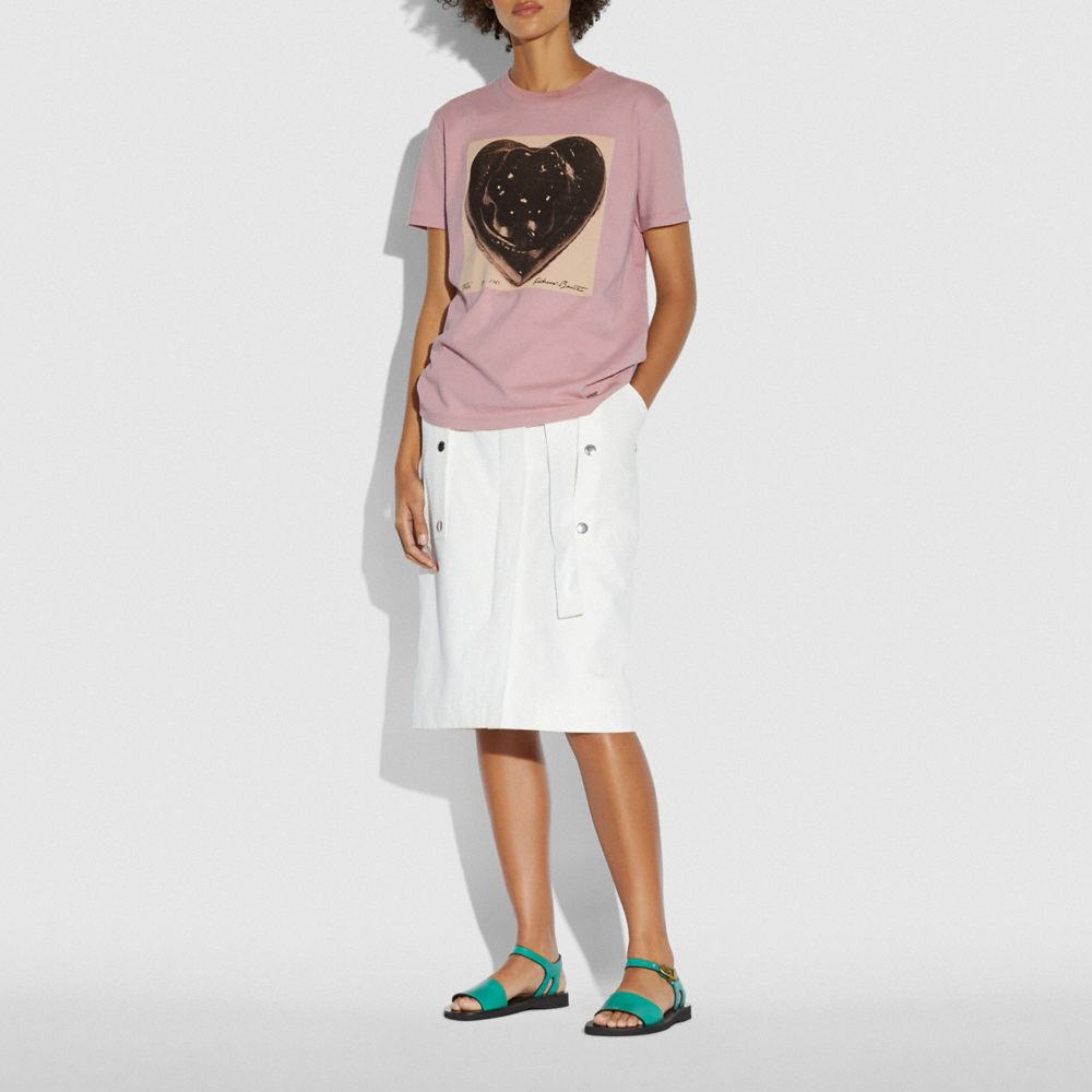 Coach X Richard Bernstein Black Jello Heart T Shirt, , Product