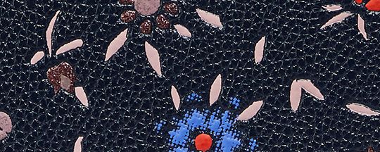 Laiton/Bleu nuit Multicolore