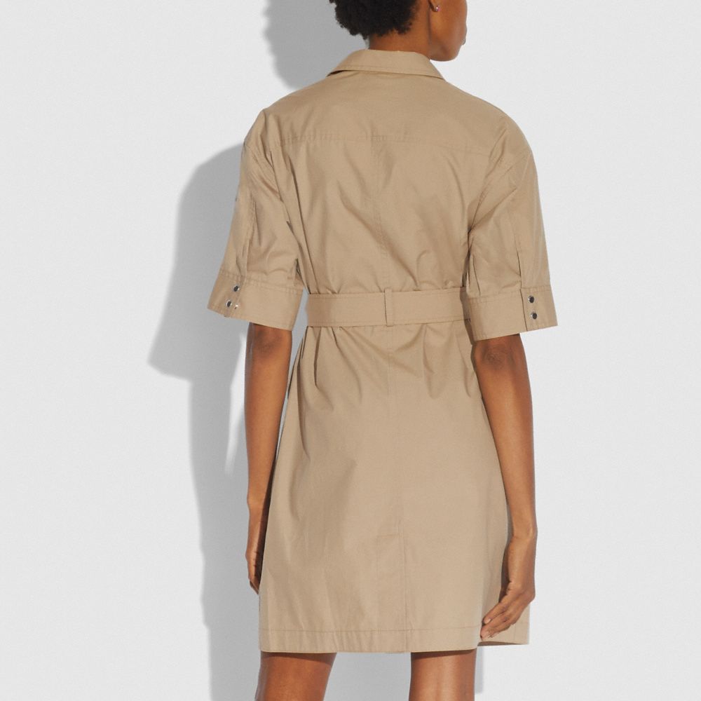 safari shirt dress