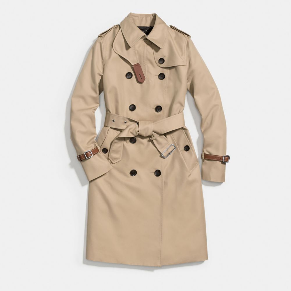 cheap tan trench coat