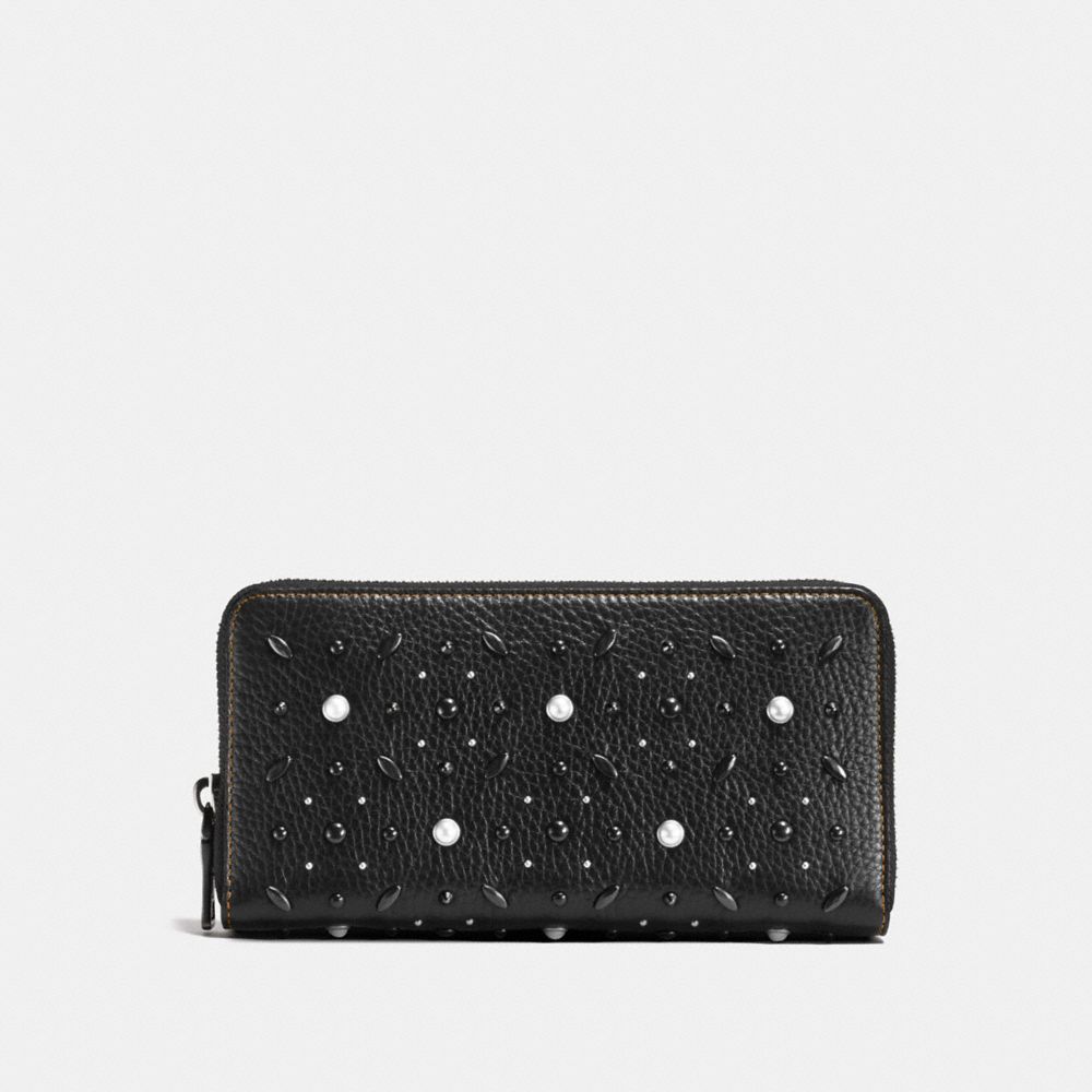 Coach Medium Zip Around Wallet With Prairie Rivets | Paul Smith